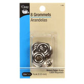 Dritz Grommet Nickel 3/8in 8ct